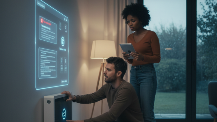 dépannage radiateur connecté